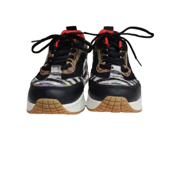 Skechers Street Uno Hi “The Hunt” Leopard Print Leather Sneakers 8.5 - Picture 5 of 16